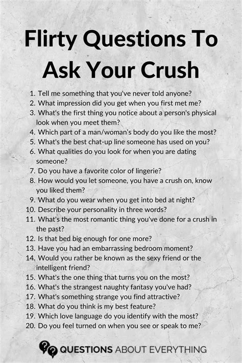 flirty bets to make with your crush|250+ Flirty Questions to Ask Your Crush (Texting, .